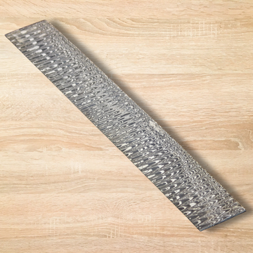 Damascus Steel Billet – Ladder Pattern