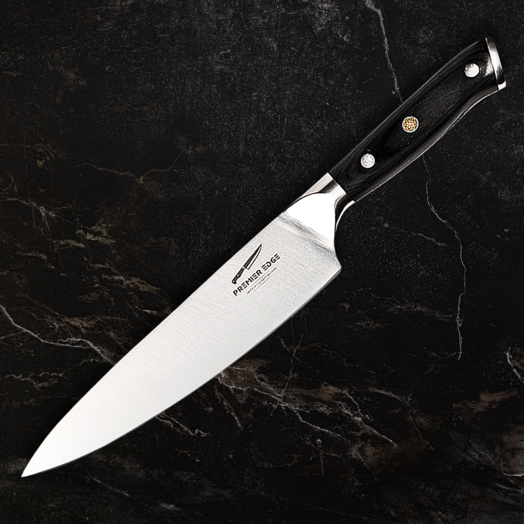 13-Inch Chef Knife – High Carbon Stainless Steel Blade with Pakkawood Handle, Ideal for Cooking and chopping.